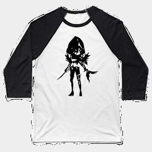 Assassin (shadow hunter) minimal silhouette white Baseball T-Shirt